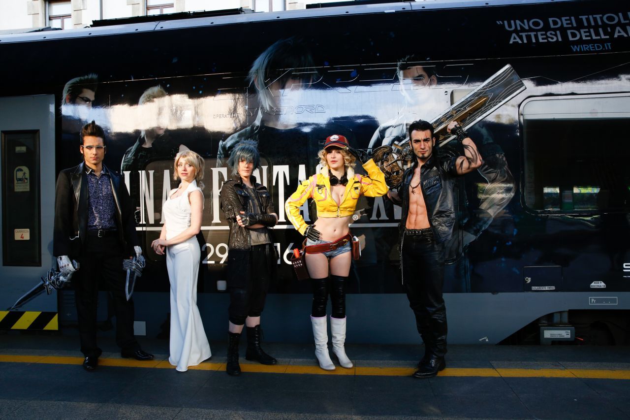 Final Fantasy XV prende vita a Milano con l'arrivo del suo treno