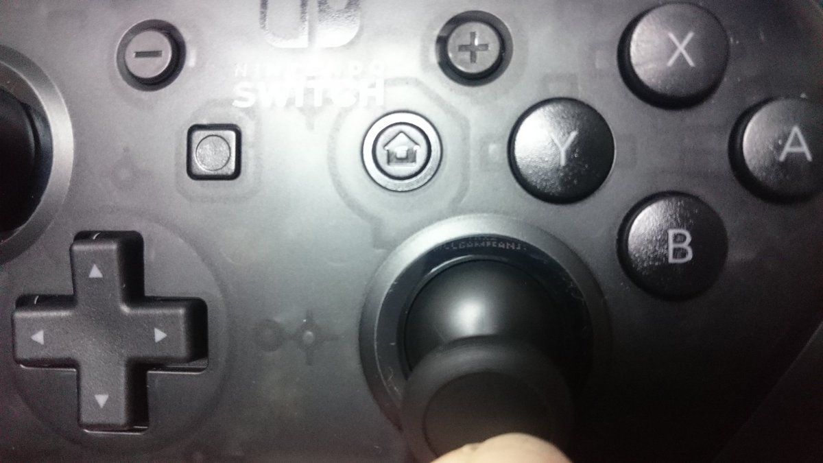 Lo Switch Pro Controller contiene un messaggio segreto