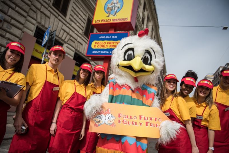 Los Pollos Hermanos a Roma e Milano: ecco le foto!