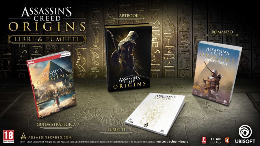 Una nuova linea editoriale accompagnerà Assassin's Creed Origins