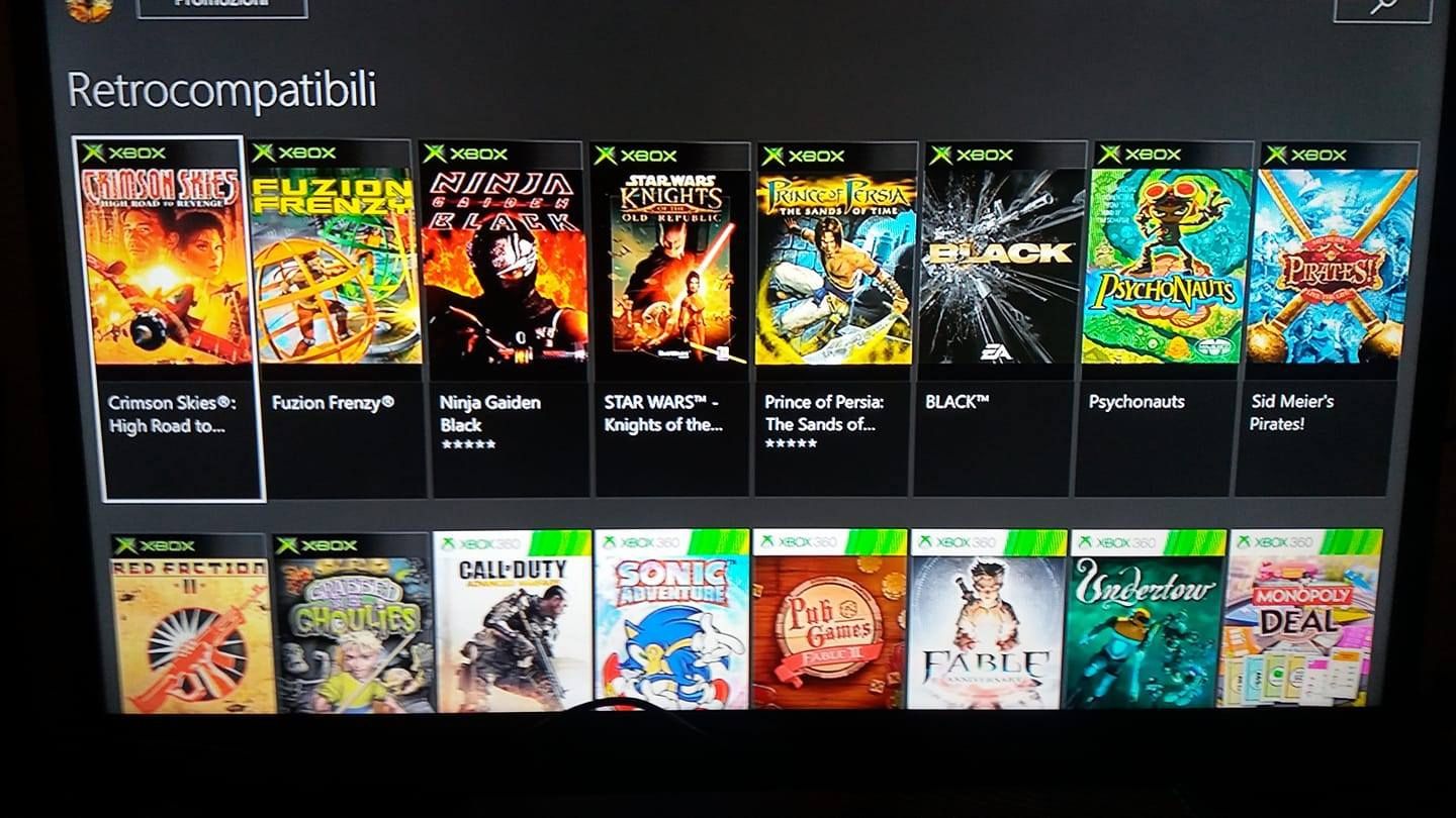 Sono online i primi titoli retrocompatibili Xbox