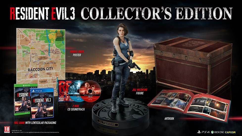 La collector's edition di Resident Evil 3 è pre ordinabile da oggi