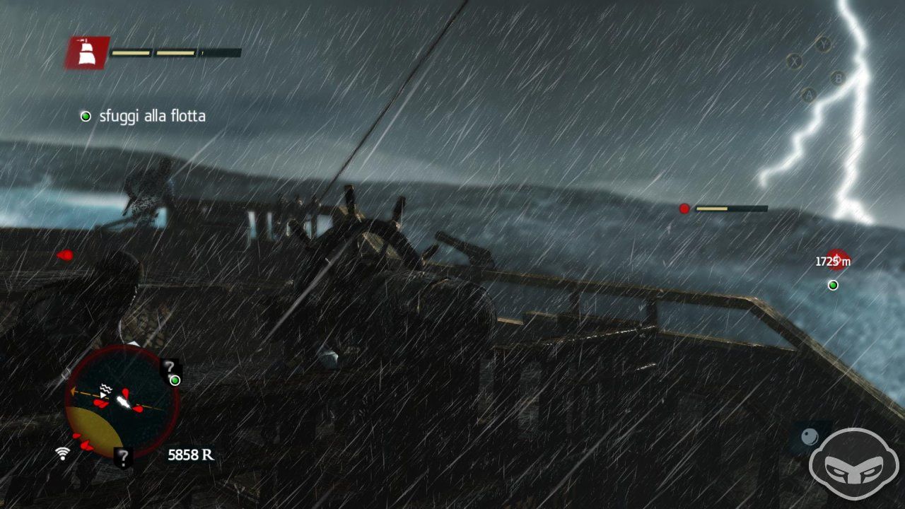 Non solo la tempesta, ma anche le navi nemiche ci hanno dato non poco filo da torcere durante questo evento