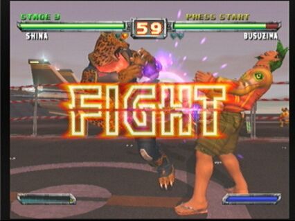 ...solo che in Bloody Roar si pu&ograve; anticipare un poco l'arbitro ed iniziare a dare qualche mazzata!