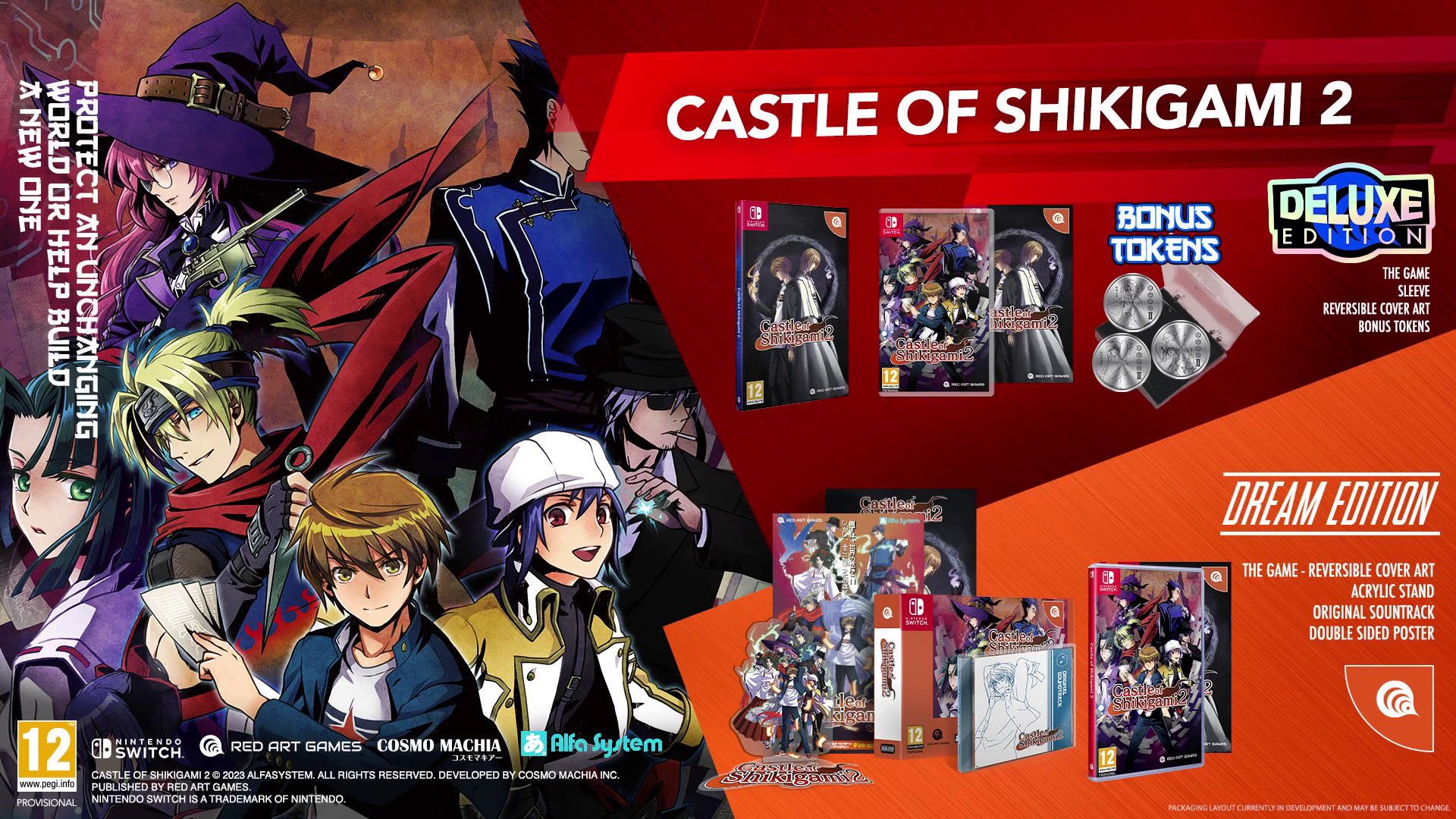 Castle of Shikigami 2, l’edizione fisica per Switch nel 2024 