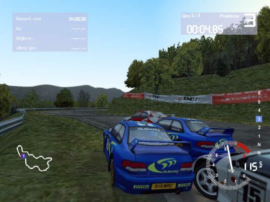 Modalità Arcade: un ammasso di piloti impazziti che ha dimenticato le regole fondamentali del Rally.