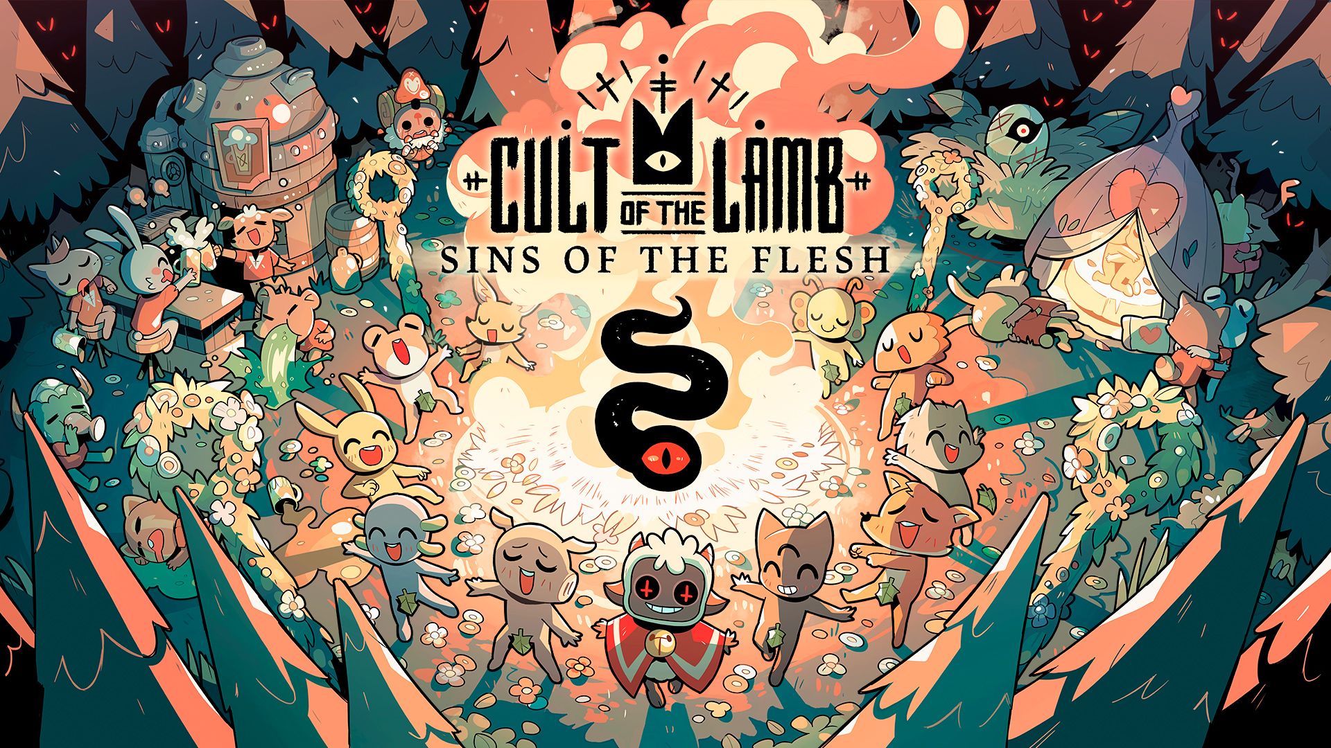 Cult of Lamb, l'aggiornamento "Sins of the Flesh" in uscita il 16 gennaio