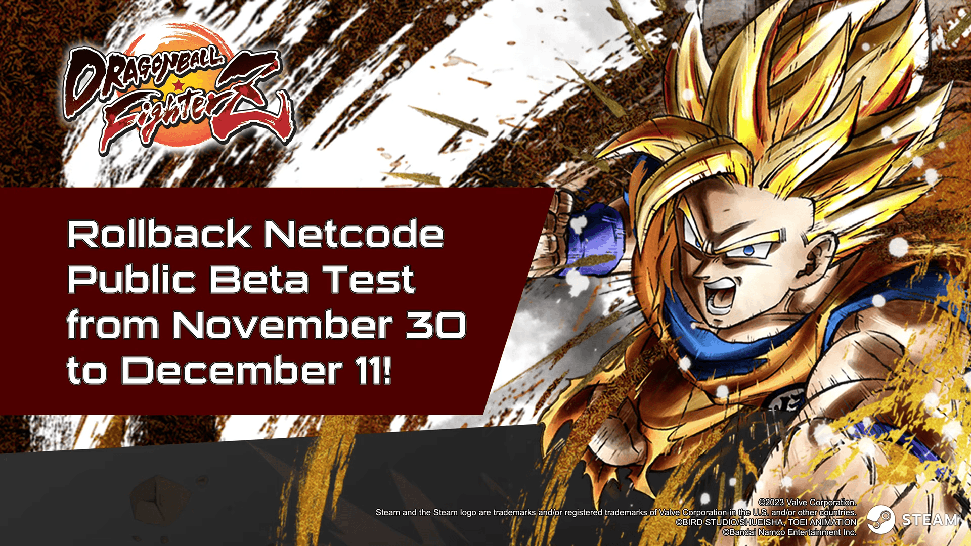 Dragon Ball FighterZ, un’open beta su PC per testare il rollback netcode 