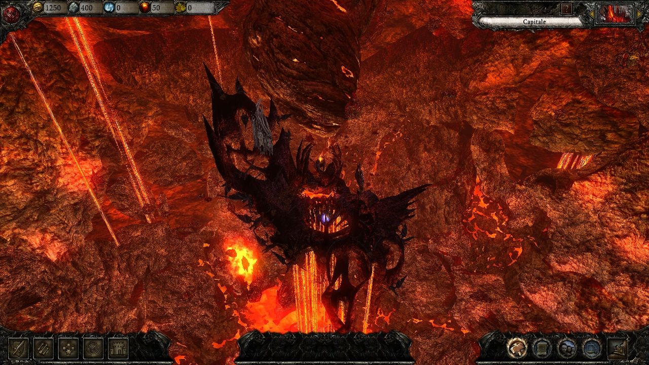 Suggestivo, per essere un buco infernale...