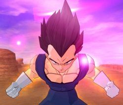 Vegeta, scusaci, ma i tuoi giochi cominciano a stancarci. Ehi, ma cosa stai facendo? Cos'é quello sguardo? AIUTO!!!