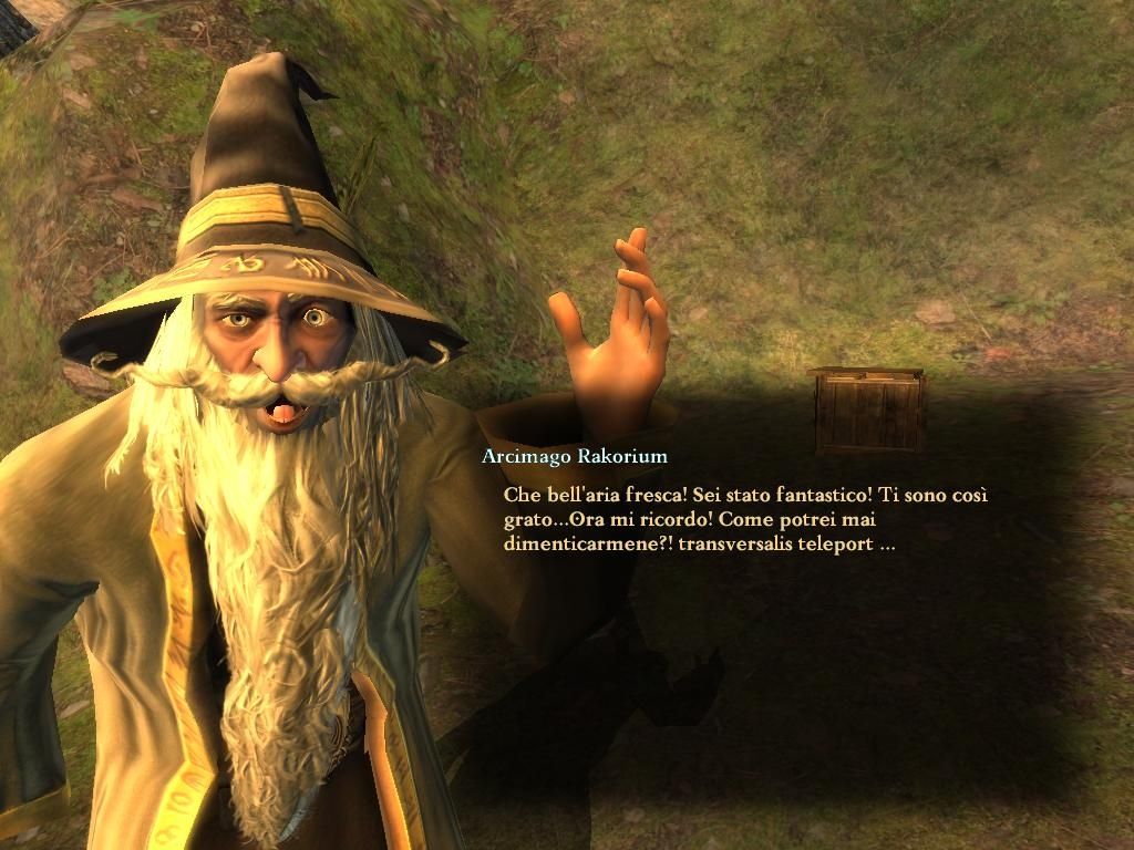 Alcuni personaggi paiono lievemente sui generis, come questo mago!