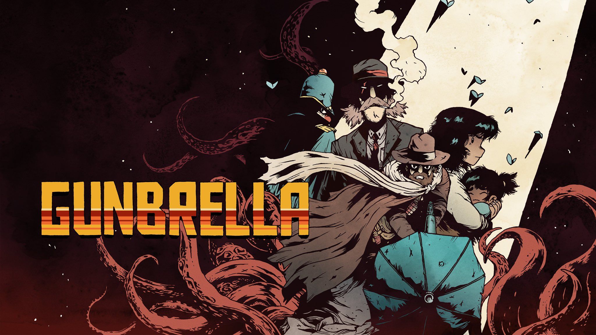 Gunbrella, ombrelli balistici presto su PC e Switch, nuovo trailer 