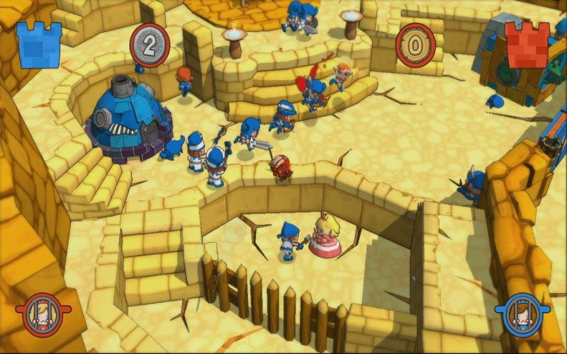 La squadra blu é preparata a tutto, e grazie alle macchine sforna-cappelli, nessuno può batterla