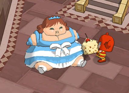 Regalando torte alla principessa, questa ingrasserà. Così facendo, sarà più difficile per la squadra avversaria rapirla e portarla alla propria base.