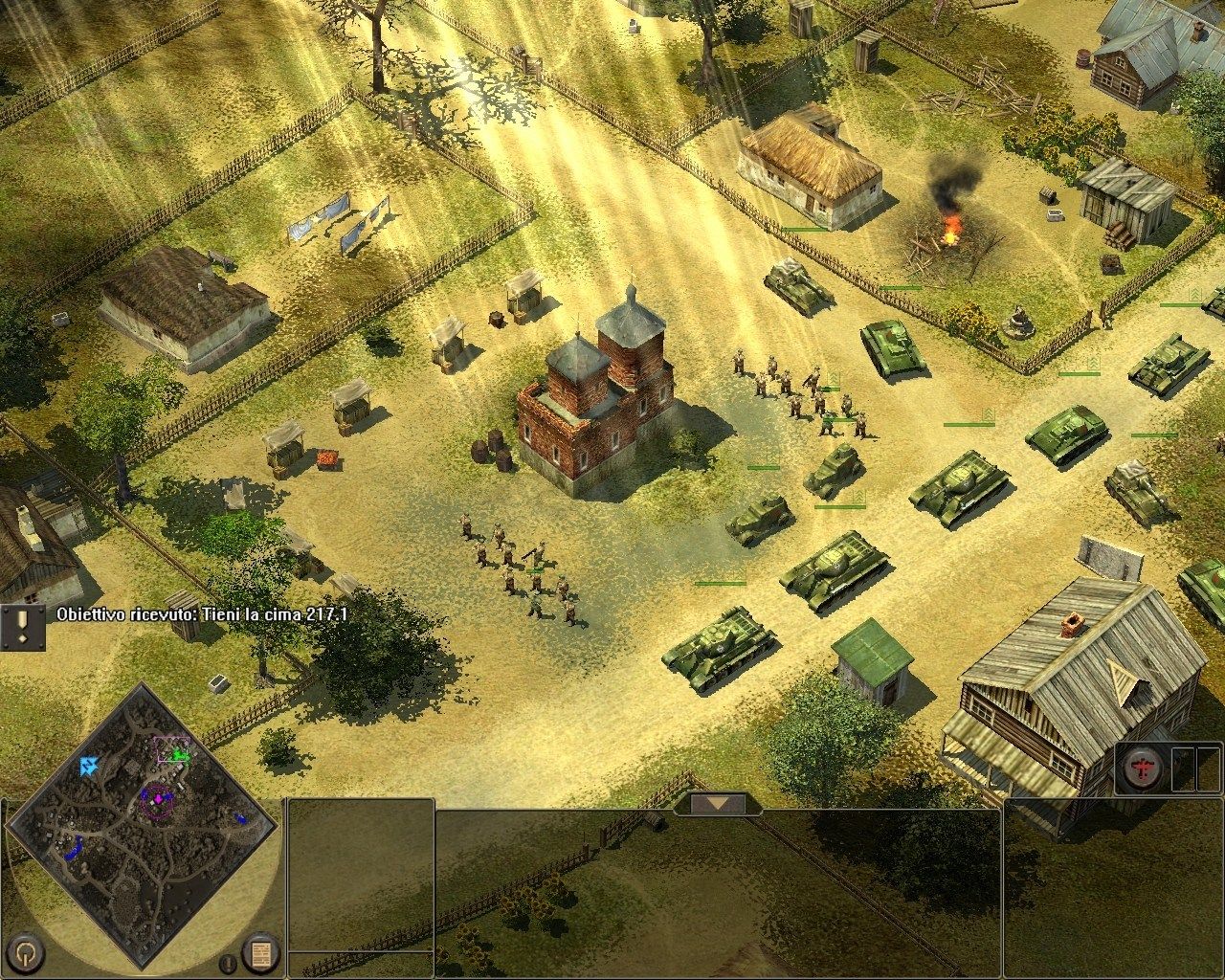 Splende il sole sull'armata rossa.