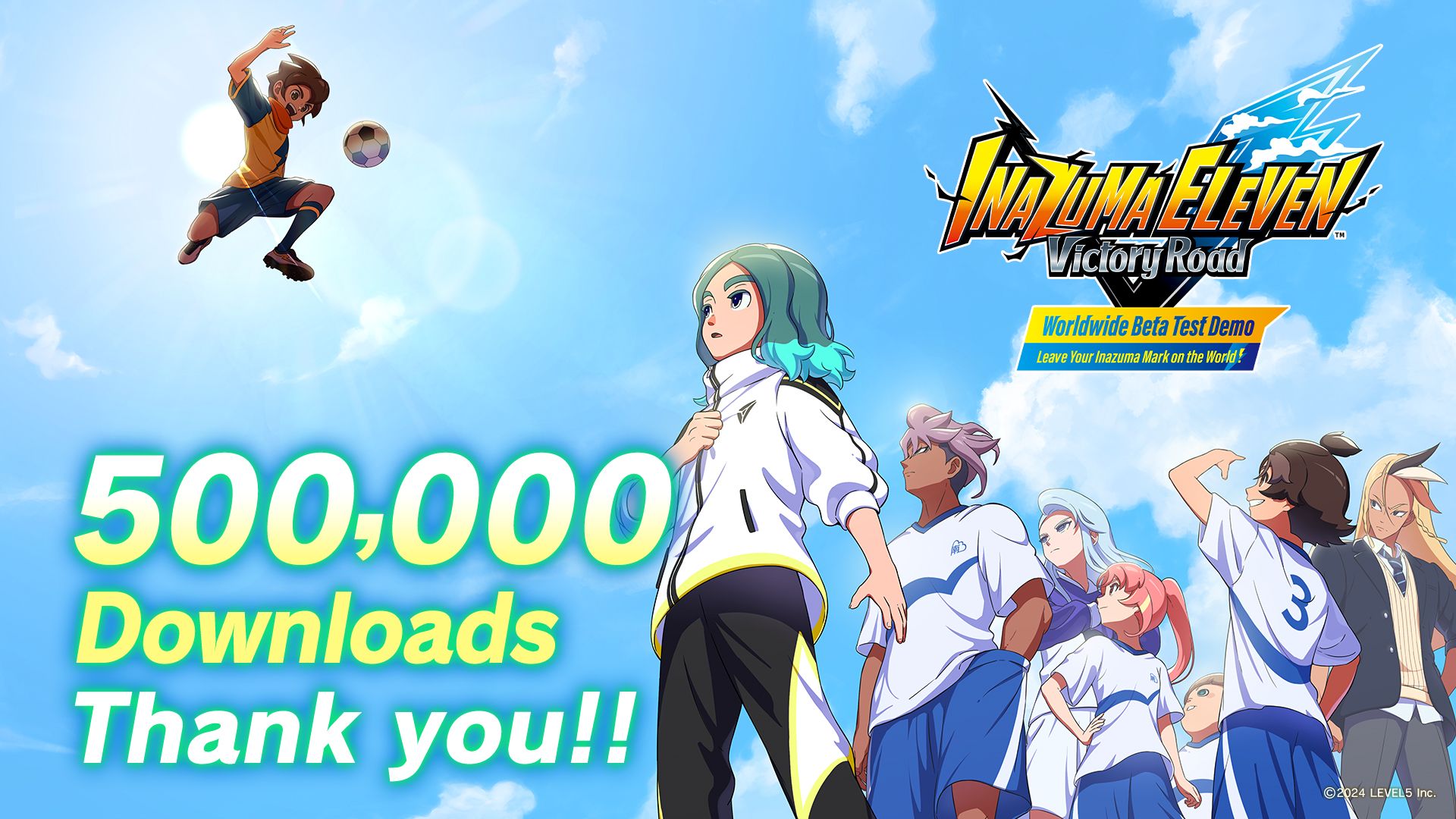 Inazuma Eleven: Victory Road, la demo supera i 500mila download