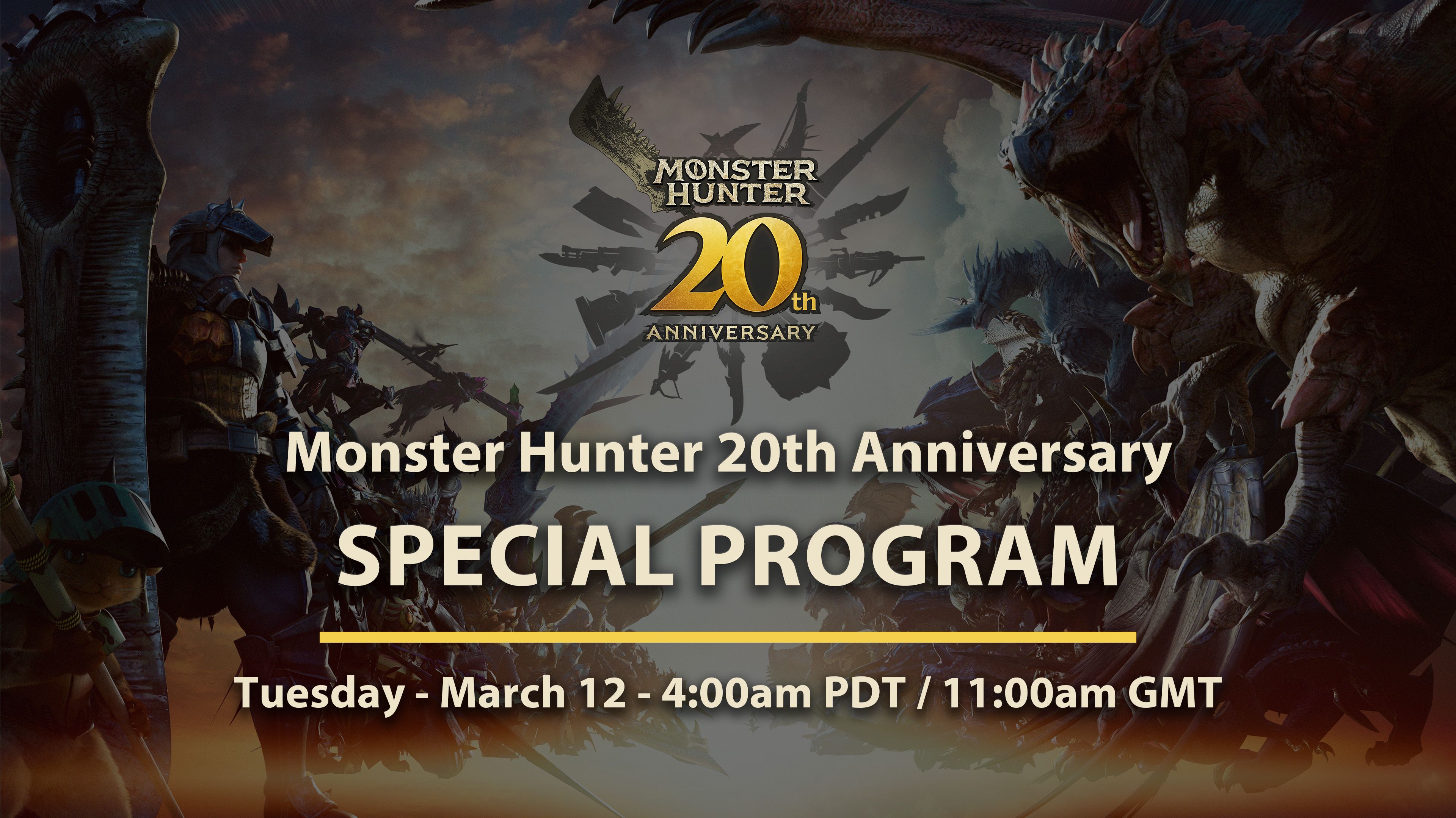 Monster Hunter: arriva il Programma Speciale per il Ventennale