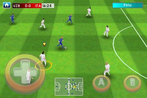I controlli virtuali rispondono discretamente bene in Real Football 09