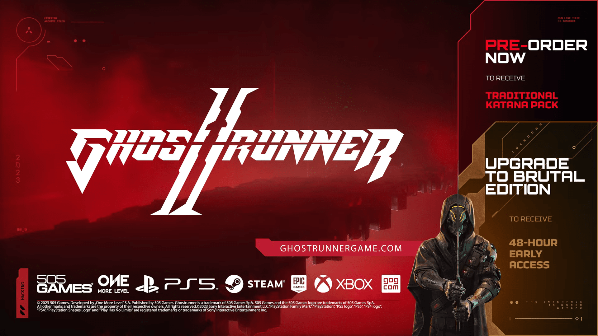 Ghostrunner II, disponibile la demo su tutte le piattaforme 