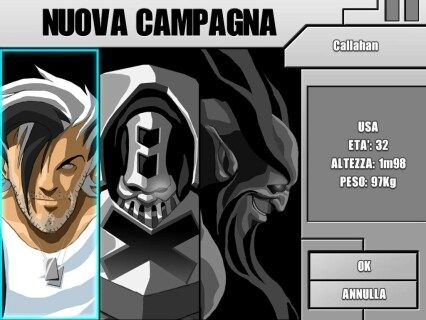 Selezione della campagna, ciascuna di 7 missioni