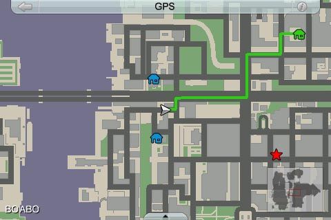 Il gps vi aiuta ad orientarvi nell'ampia mappa di gioco.
