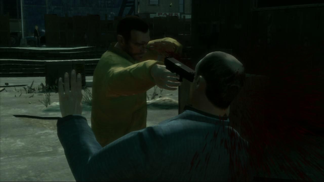 In GTA IV non mancano certo le scene "crude"