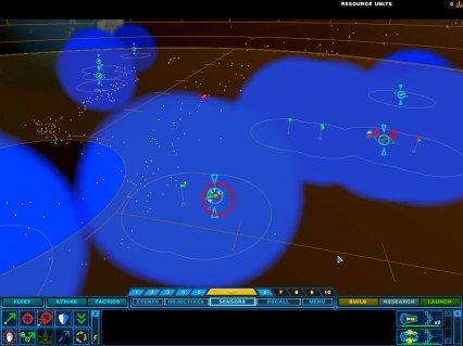 La visuale "tattica" vi permette di avere una visione più chiara della situazione.