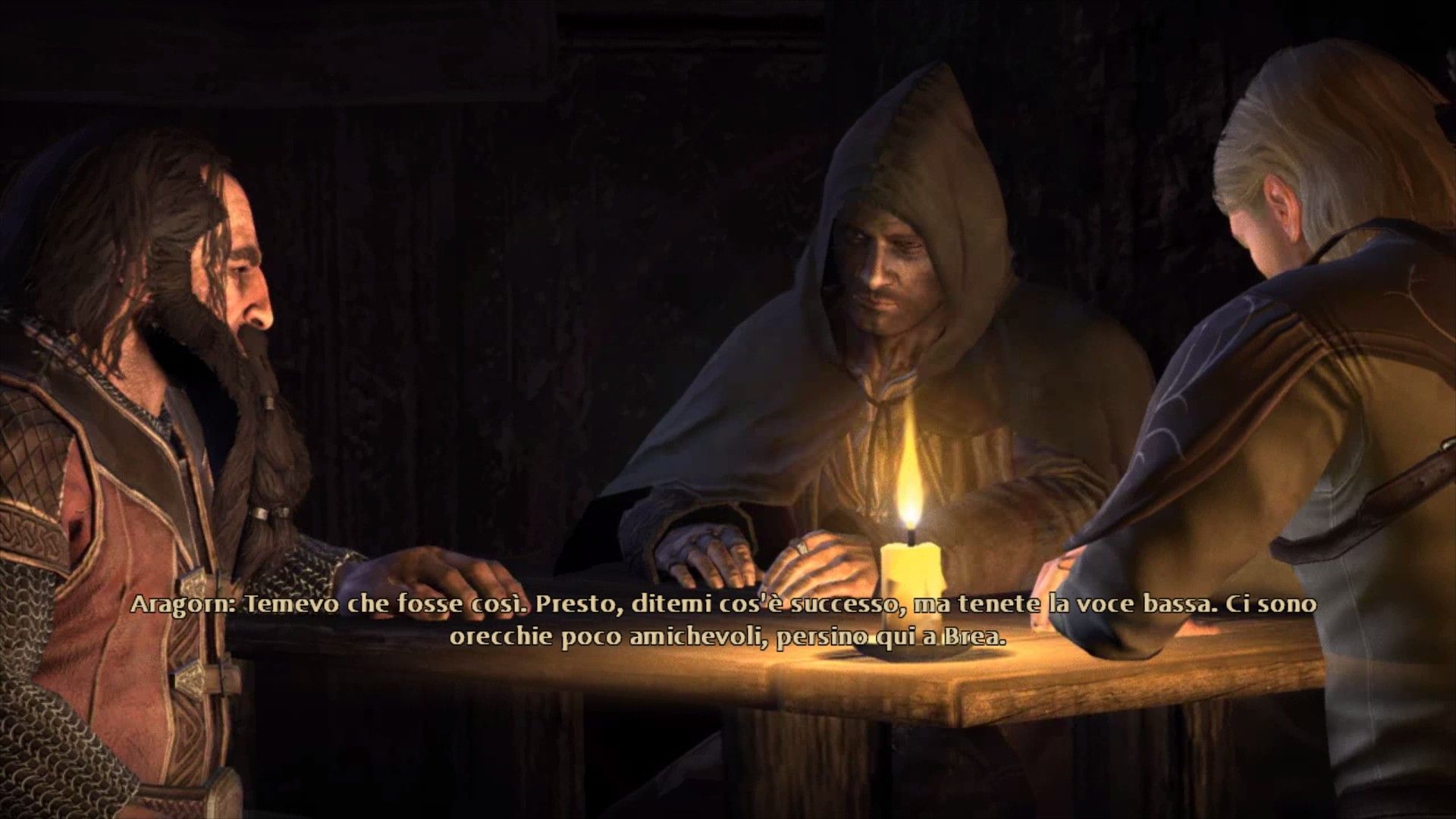 Al Puledro Impennato, Aragorn ci spiega la situazione..