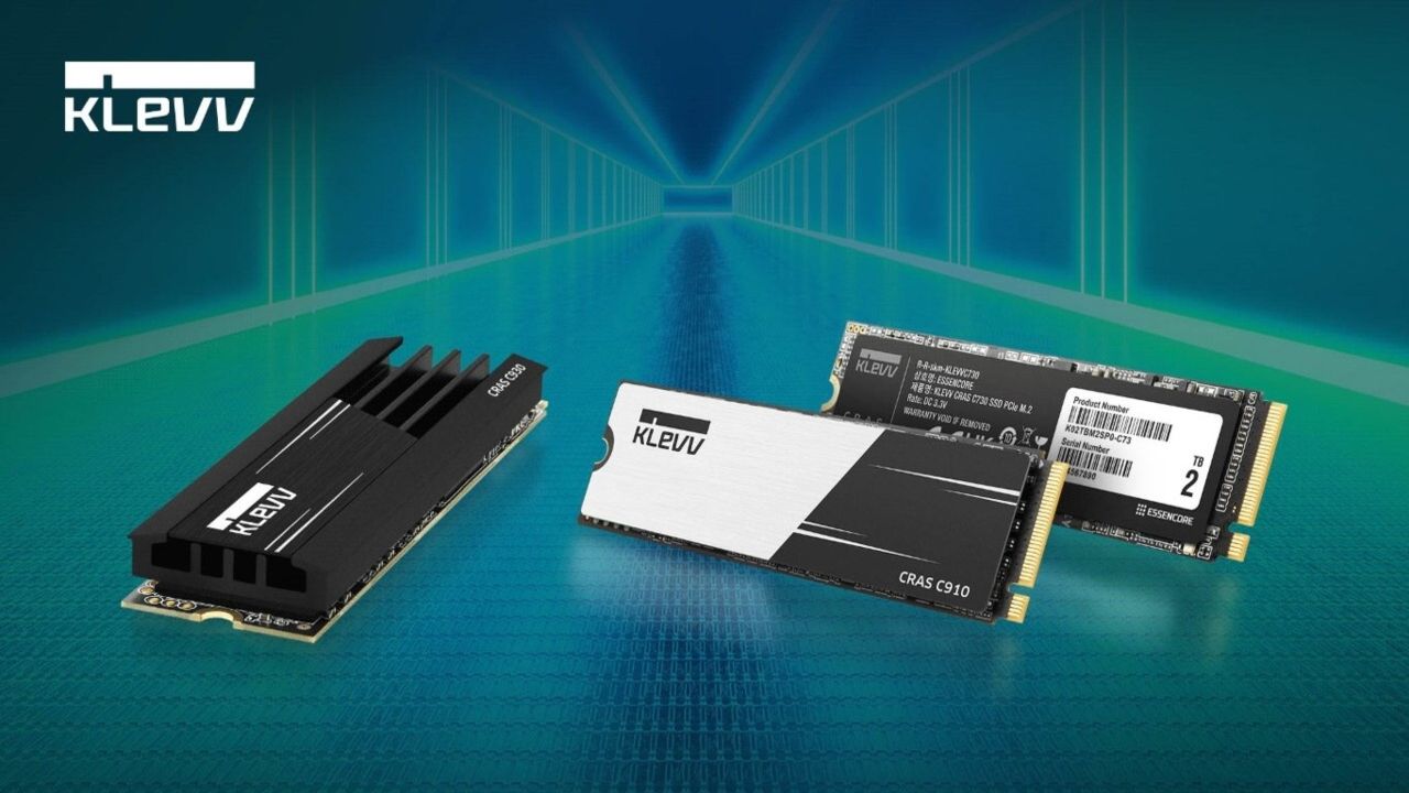 KLEVV  e i nuovi SSD NVMe CRAS C930, C910 e C730