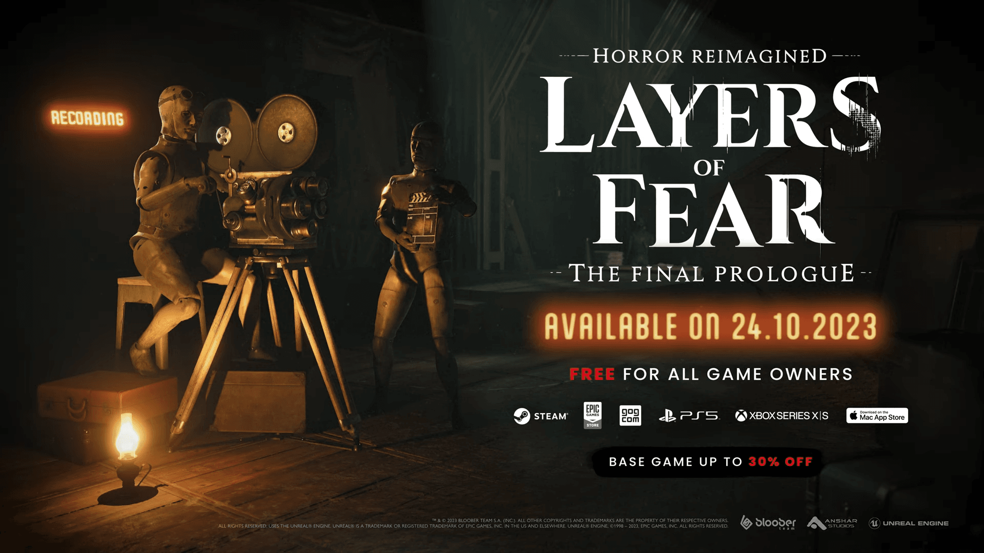 Layers of Fear, un DLC gratuito per tutti i possessori del gioco 