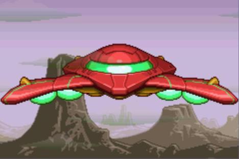 Samus atterra dolcemente sulla superficie del pianeta. Da li a poco avr&agrave; inizio la pericolosa missione.