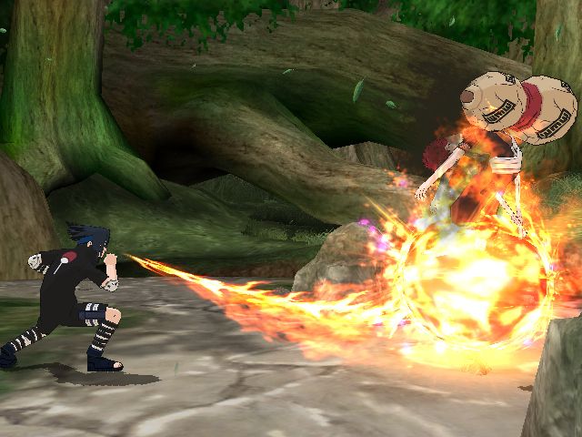 Anche le fiamme sono molto più vivide. Sasuke ringrazia