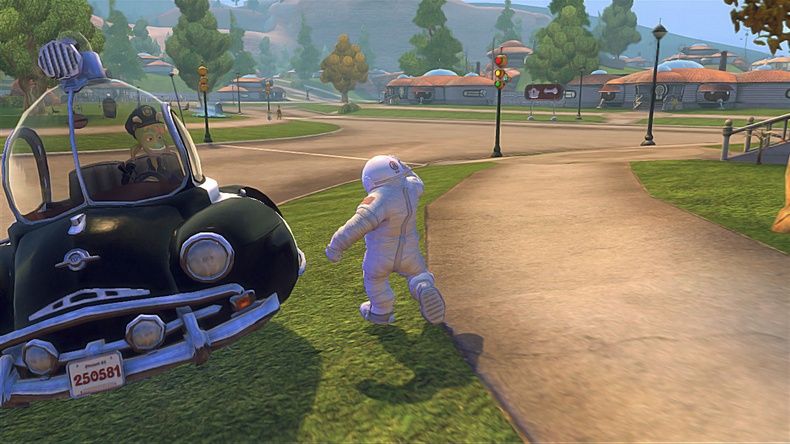 Centrale! Devo segnalare un astronauta alieno! Come? No che non ho bevuto!