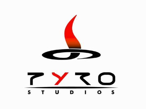 Il logo dei Pyro Studios.