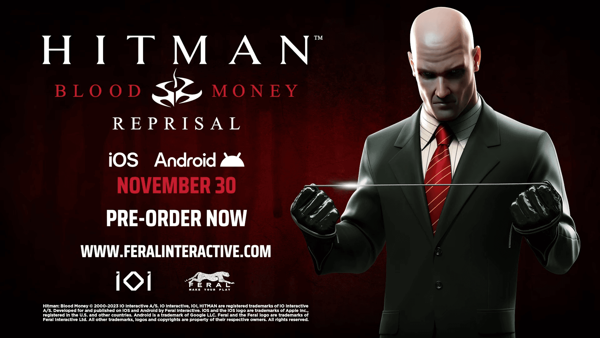 Hitman: Blood Money Reprisal uscirà su iOS e Android il 30 novembre 