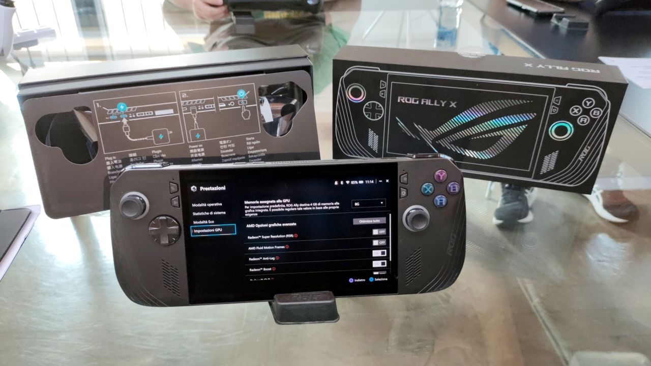 Asus ROG Ally X - Hands-on della versione 2.0 della game console