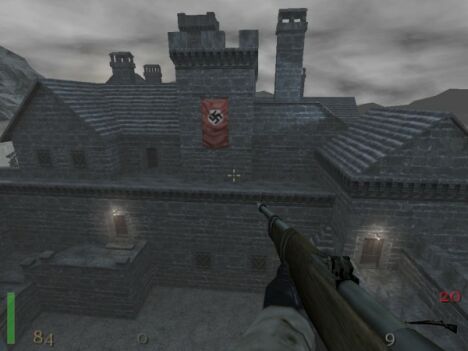 Il castello di Wolfenstein in tutto il suo splendore