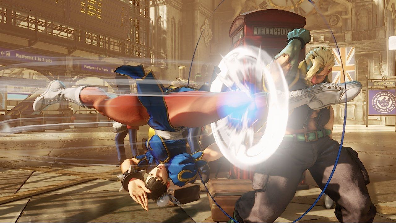 La potenza della tecnia di Chun-Li é tale che il vestito vola verso il cielo