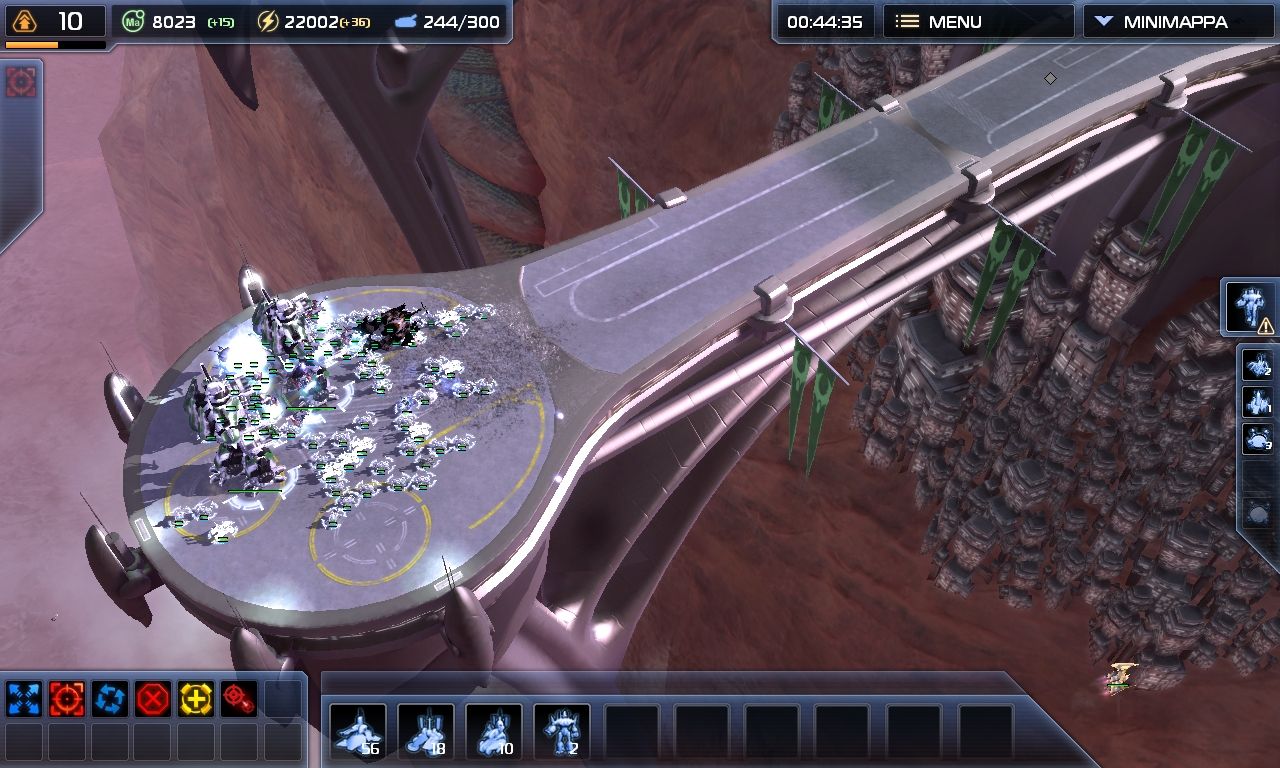 Difficilmente il proprietario di quella base avrà la possibilità di raccontare l'incontro con questa armata...