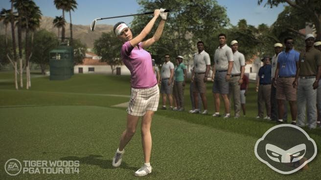Non potevano mancare le donzelle del LPGA