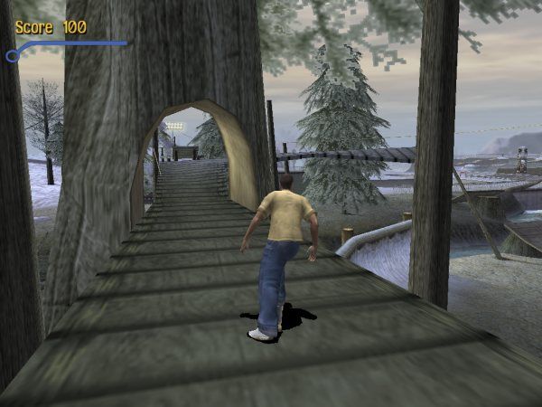 Il mitico passaggio nell'albero: sicuramente una delle scene pi&ugrave; famose di Tony Hawk's Pro Skater 3