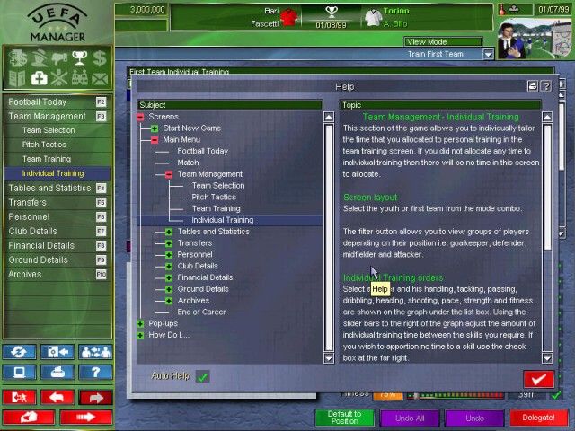 Uefa Manager 2000