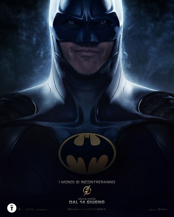 Il poster con Batman. Crediti: Warner Bros. Entertainment.