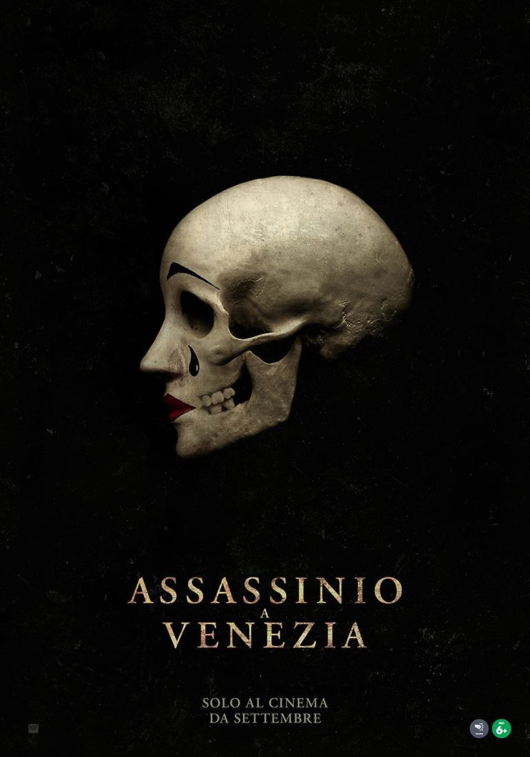 Un poster di "Assassinio a Venezia". Crediti: Walt Disney Studios Motion Pictures.