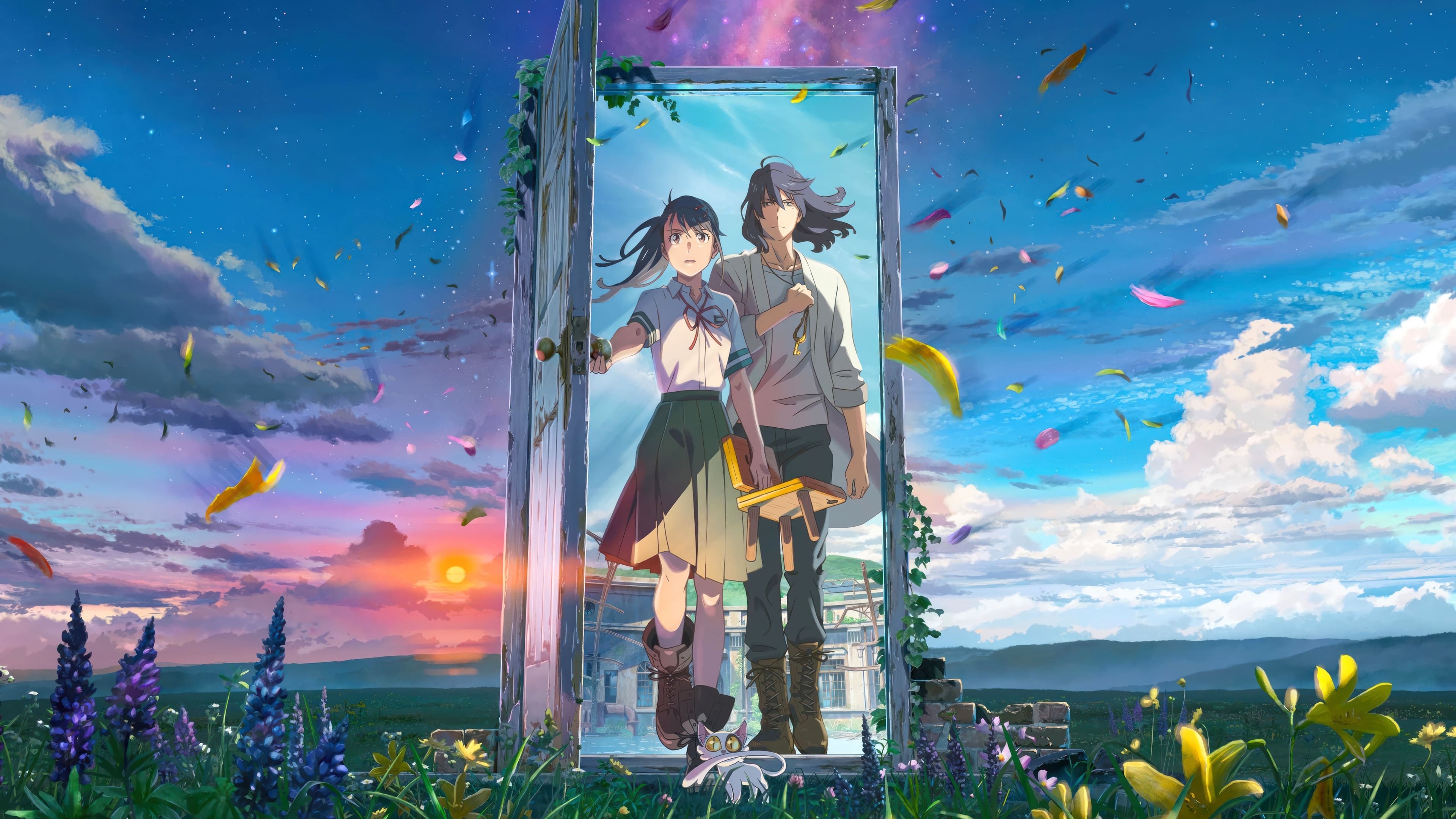 Suzume, il film d'animazione di Makoto Shinkai è disponibile su Netflix