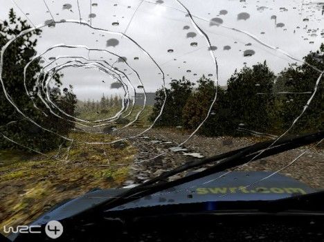 Gli ottimi effetti grafici sul parabrezza.