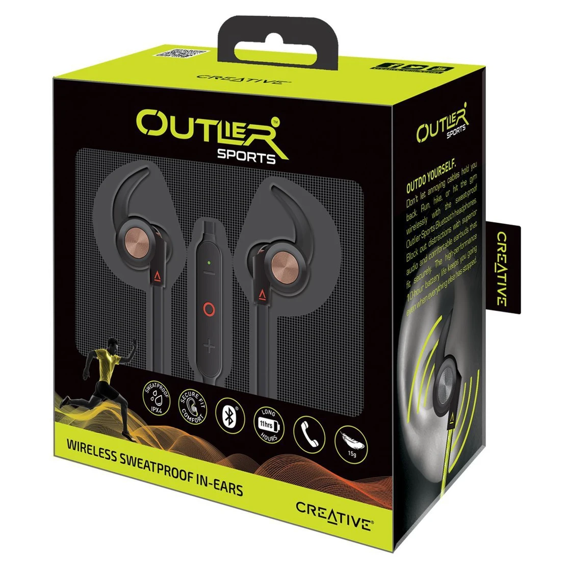Creative Outlier Sports: cuffie in-ear, ultraleggere, wireless e resistenti  al sudore - Gamesurf