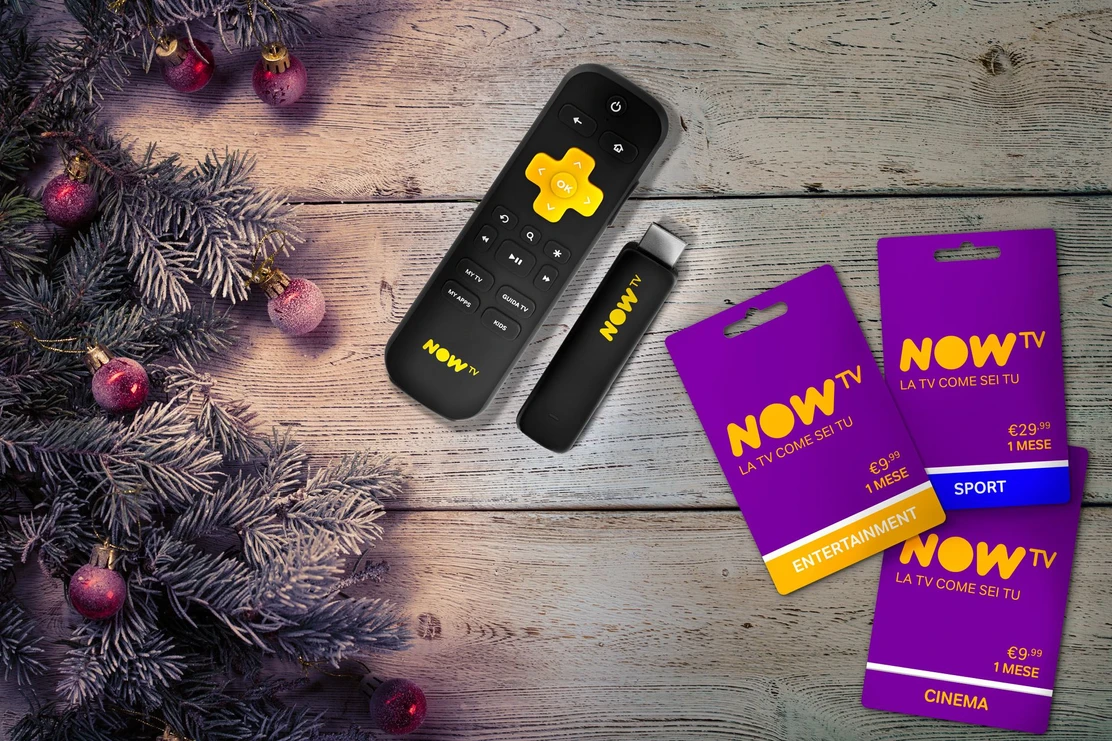 NOW TV Smart Stick e NOW TV Card accendono il Natale - Gamesurf