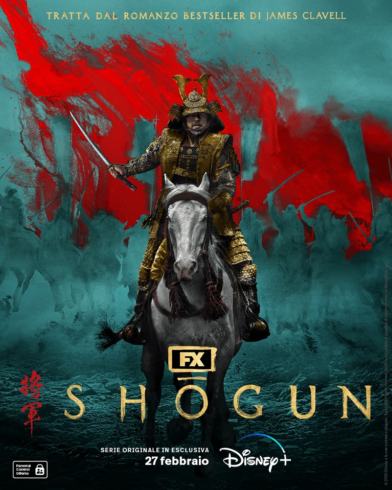 Il poster di Shōgun. Crediti: Disney+/FX.