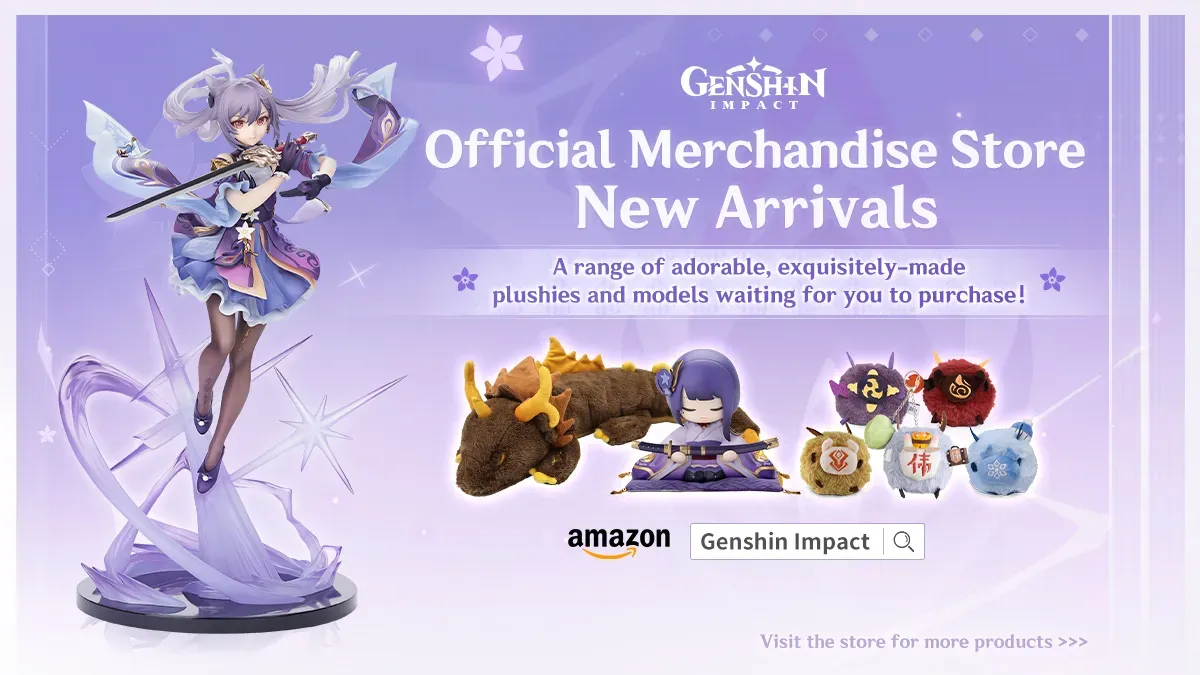 Genshin Impact: nuovo Merchandise disponibile su Amazon